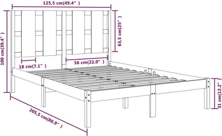 Produktbild vidaXL Sigvard (120 x 200 cm)