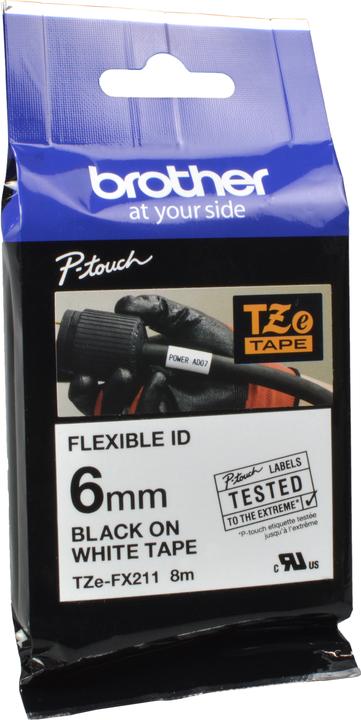 Produktbild Brother Tze-Fx211 (0.60 cm, Schwarz)