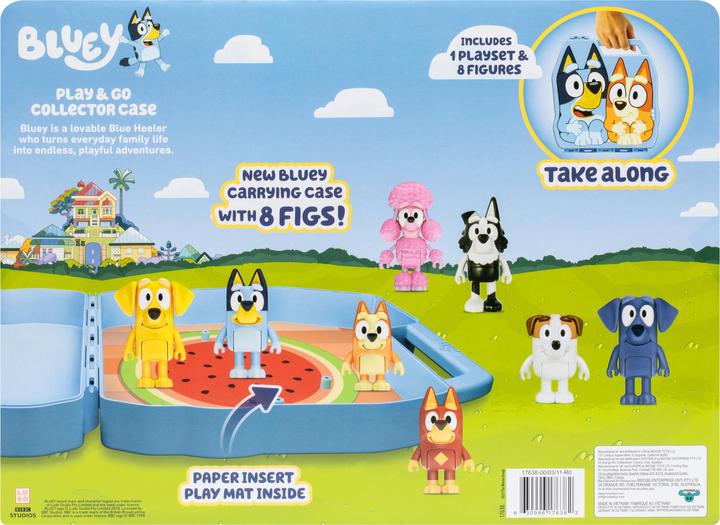 Actual product image Moose Bluey Play & Go Collectors Case