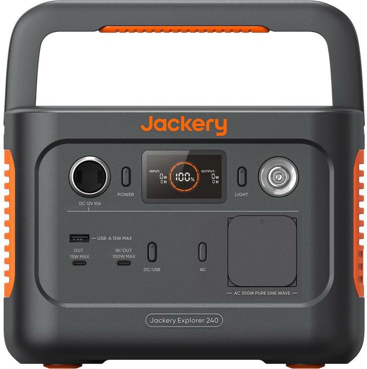 Image du produit Jackery Explorer 240 (256 Wh, 3.60 kg)