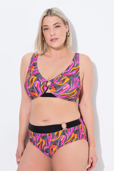 Image du produit Ulla Popken Bikini imprimé piments, bonnets souples, matières recyclées (50)