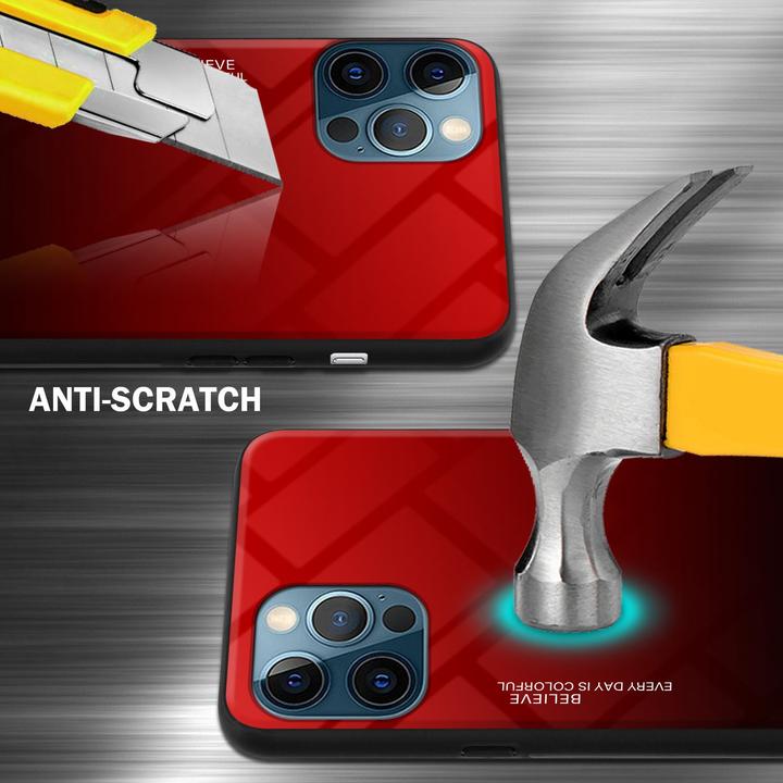 Actual product image Cadorabo TPU 2 colors glass envelope (Apple iPhone 13 mini)