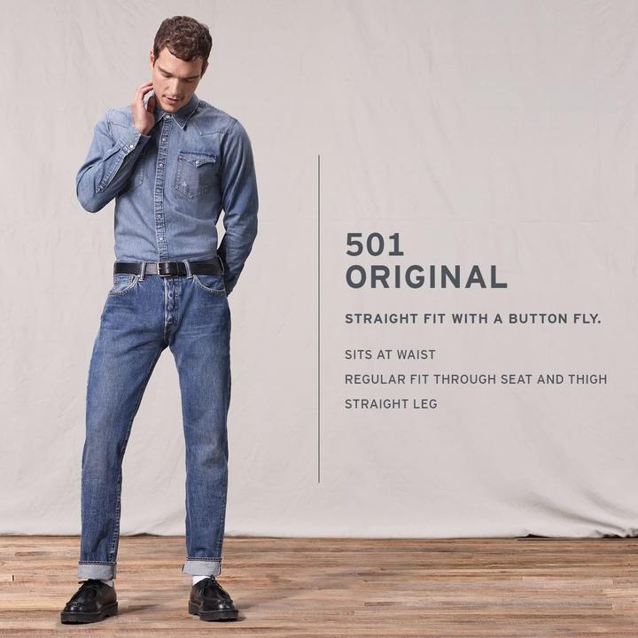 Actual product image Levis 501 Jeans black (W32/L34)