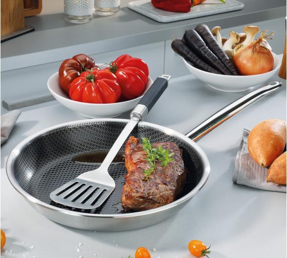Actual product image Spring Bratpfanne Cut Resist Pure ø 16 cm (Frying pan, Aluminium, Stainless steel, 16 x 3.30 cm)