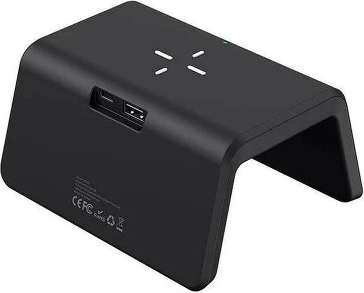 Actual product image Havit W320 - kabelloses Ladegerät 6in1 schwarz (15 W)