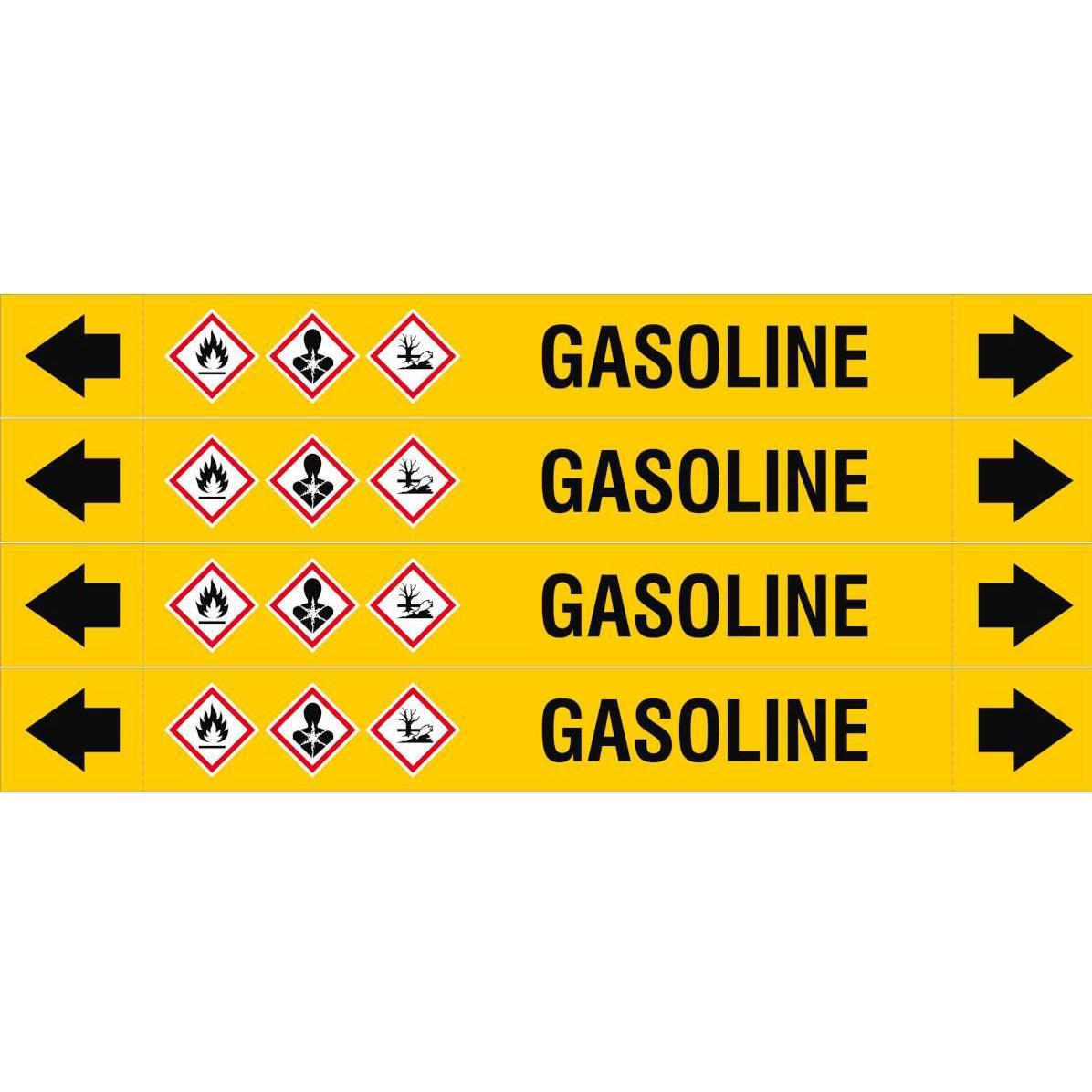 Brady, Etiketten, ASME - Rohrmarkierer - Gasoline