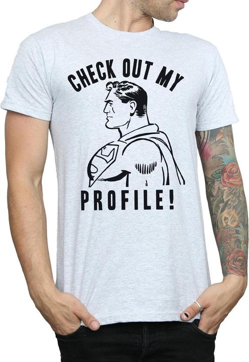 Produktbild Superman Check Out My Profile TShirt (3XL)