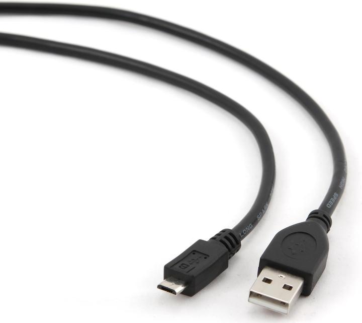 Immagine prodotto Gembird Cavo micro USB 2.0 AM-MBM5P 3m- Carica-trasferimento- nero (3 m, USB 2.0)