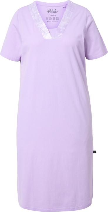 Actual product image Ulla Popken Satin Trim Short Sleeve Nightgown (42, 44)