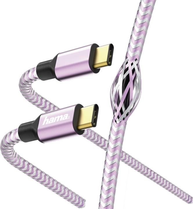 Produktbild Hama USB-C - USB-C Reflective (1.50 m, USB 2.0)