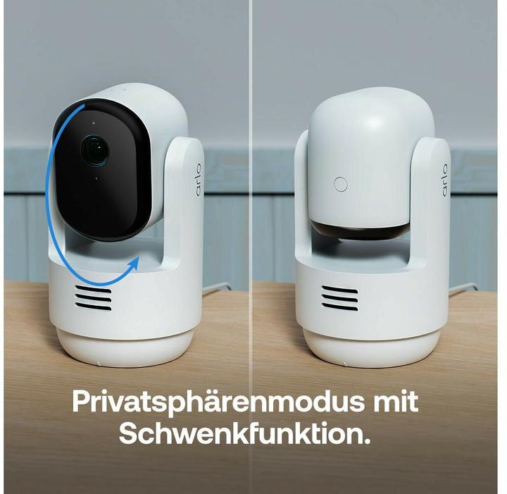 Image du produit Arlo Essential 3 2K PTZ Intérieur Lot de 2 (2304 x 1296 Pixels)