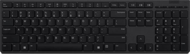 Actual product image Lenovo Professional Wireless Rechargeable Keyboard-US Euro (English-international, Wireless)