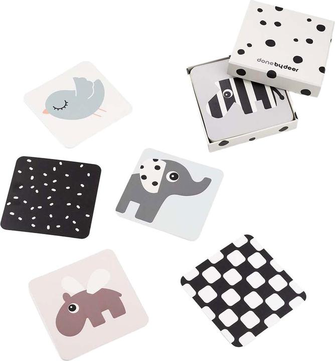Produktbild Done by Deer Baby Kontrastkarte Deer Friends, 10 Stk.