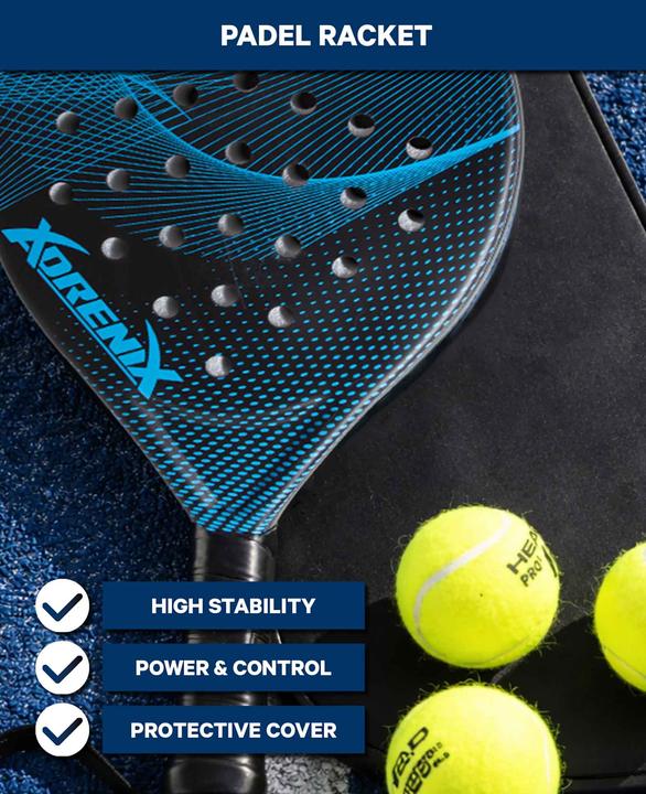 Produktbild Stride Padelschläger Blau/Schwarz