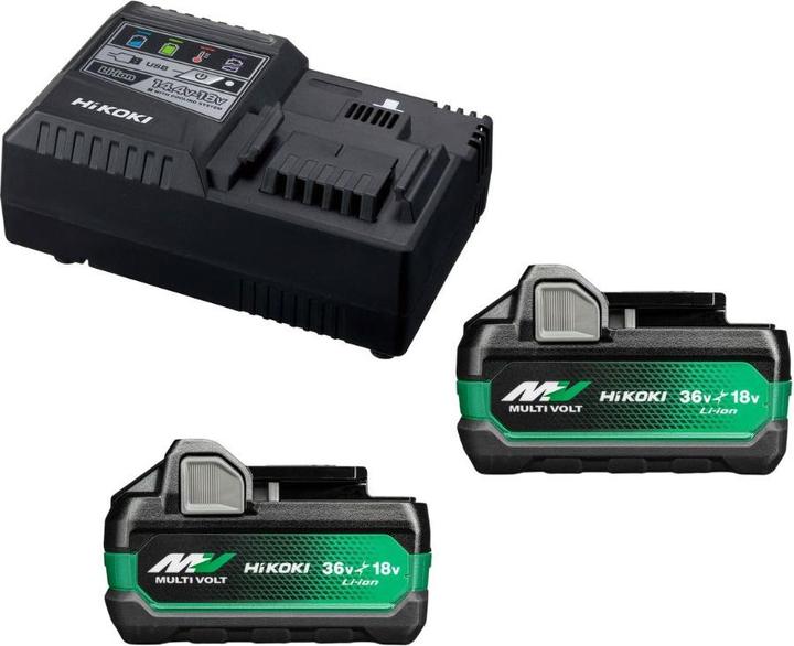 Produktbild Hikoki NETZWERK-LADEGERÄT + BATTERIEN UC18YSL3 WHZ (18 V)