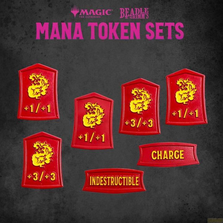 Actual product image Beadle & Grimm´s Magic the Gathering Dice and Token Pack Red Mana