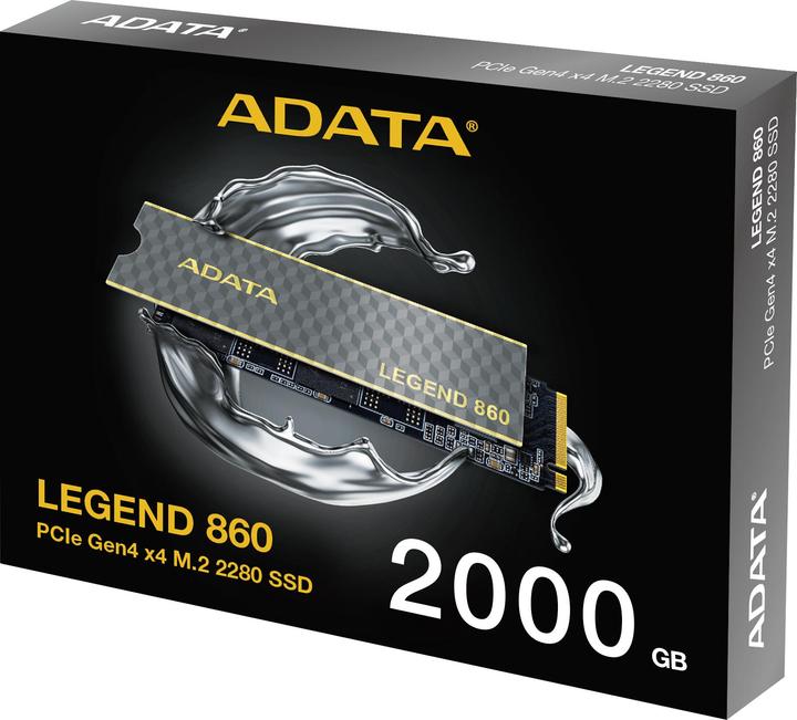 Immagine prodotto Adata Dysk SSD LEGEND 860 2TB PCIe 4x4 6000/5000 MB/s M.2 (2000 GB, M.2 2280)
