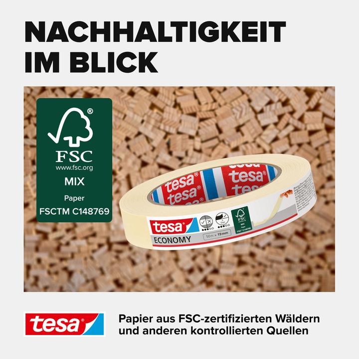 Image du produit tesa Paint ribbon universal recycling (19 mm)