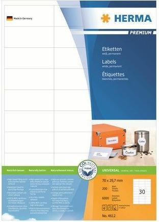 Produktbild HERMA Universal Etiketten A4
