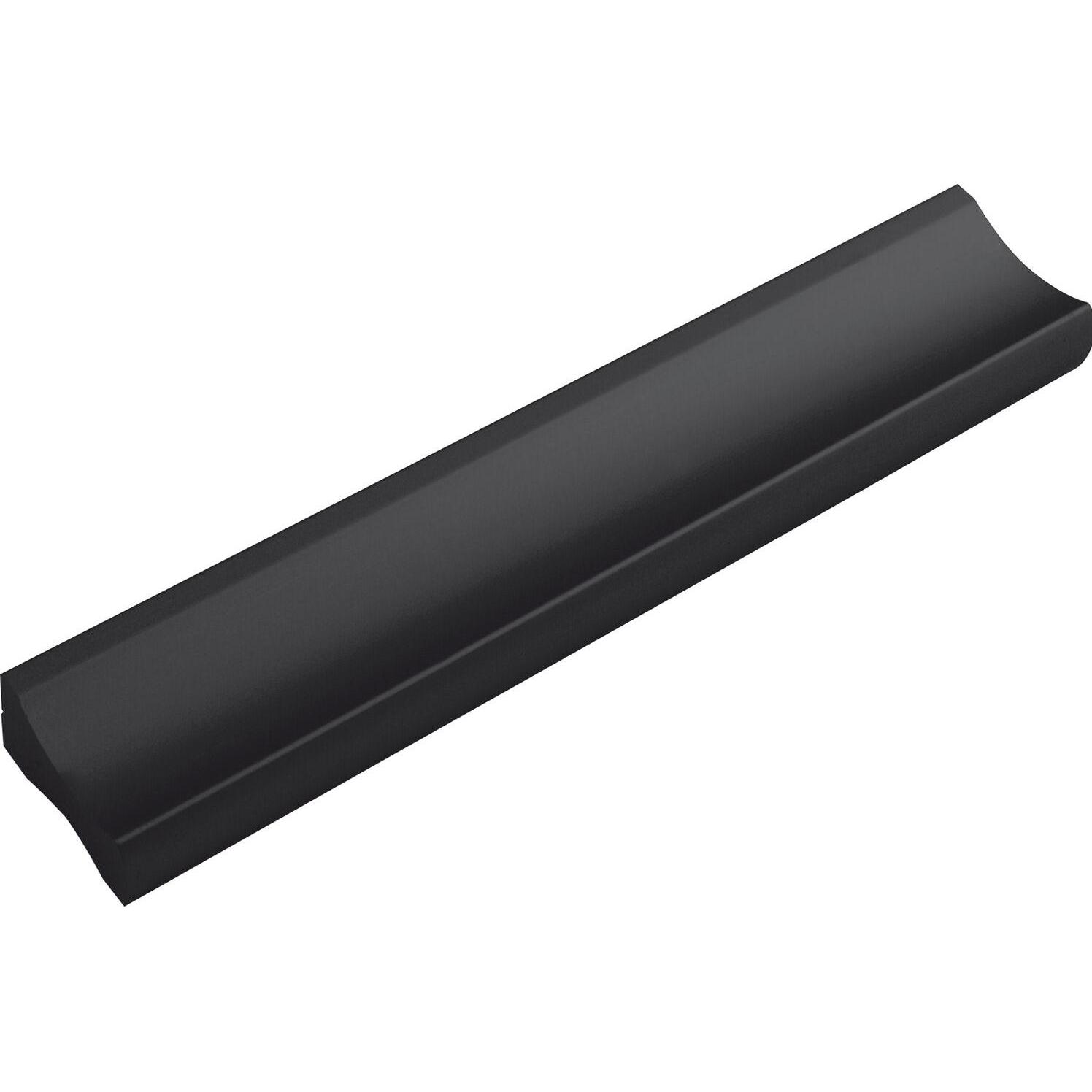 Alles im griff, Möbelgriff, Griff Alto LA 64 mm, Breite 90 mm, Aluminium schwarz matt eloxiert