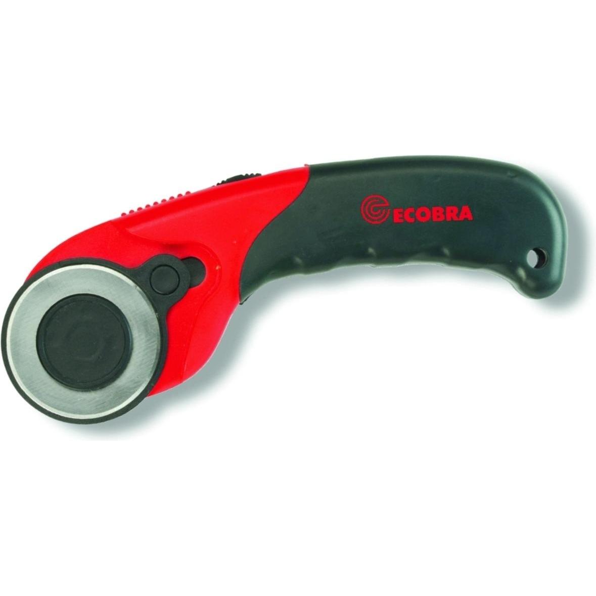Ecobra, Cutter, Roll-Cutter Kunststoff 45mm schwarz/rot