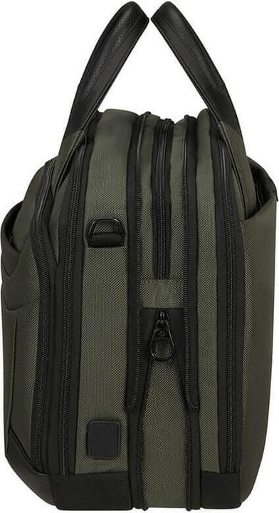 Actual product image Samsonite Laptopschoudertas - Pro-Dlx 6 Bailhandle 15.6 inch Uitbreidbaar 16/23 l - Green (15.60")