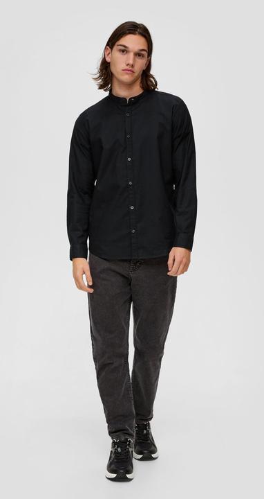 Produktbild s.Oliver Baumwollhemd in Garment Dye (L)