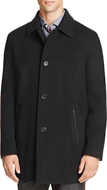Actual product image Cole Haan Cashmere Button Front Wool Coat