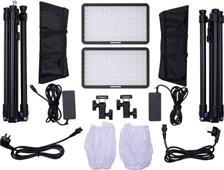 Immagine prodotto Amaran Pano 60c 2-Light Kit (Charcoal) (EU) (Apparecchio di illuminazione a superficie)