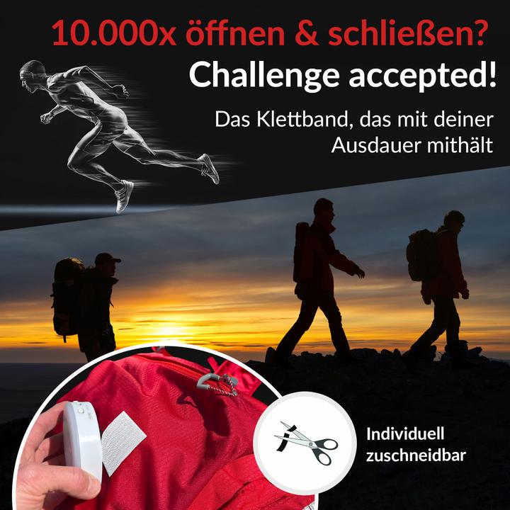 Image du produit Label-the-cable LTC Klettrolle Tough Tape Strap 5mx50mm Bündeln&Ordnen weiss (50 mm)