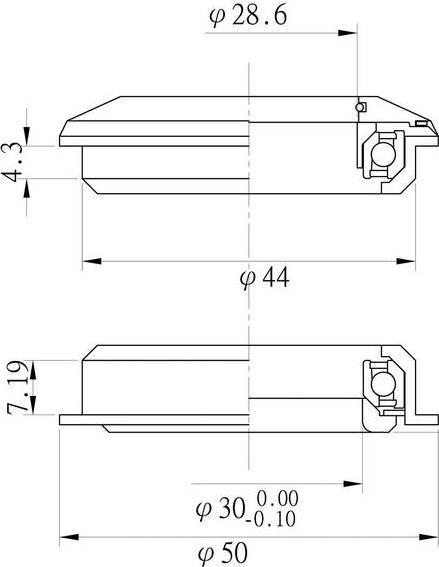 Actual product image Tange Semi-Integrated Ahead headset 1 1/8"