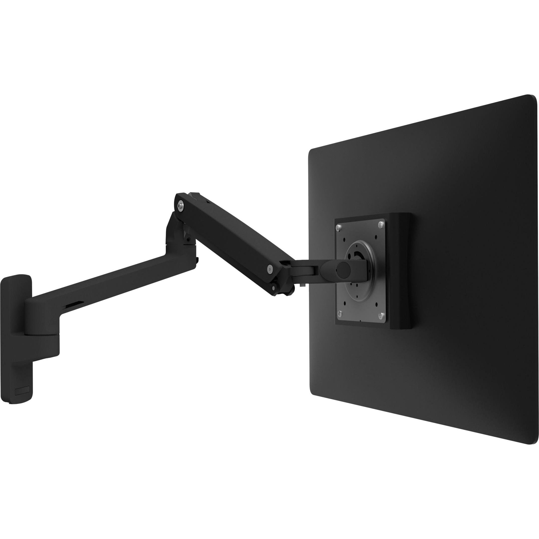 Ergotron Mxv Wall Monitor Arm (Wand, 34"), Monitor Halterung, Schwarz