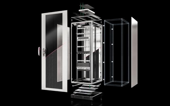 Produktbild Rittal RITT Netzwerkschrank 42HE belüftet (42 HE, 19 Zoll Rack)