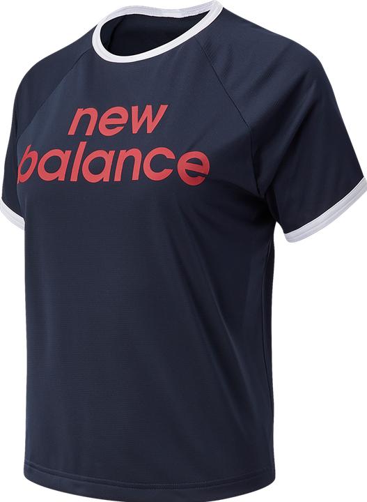 New Balance W Achiever Graphic High Low Tee (S)
