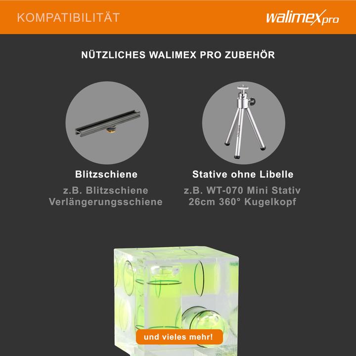 Actual product image Walimex Camera spirit level 3 bubble levels (2.50 cm)