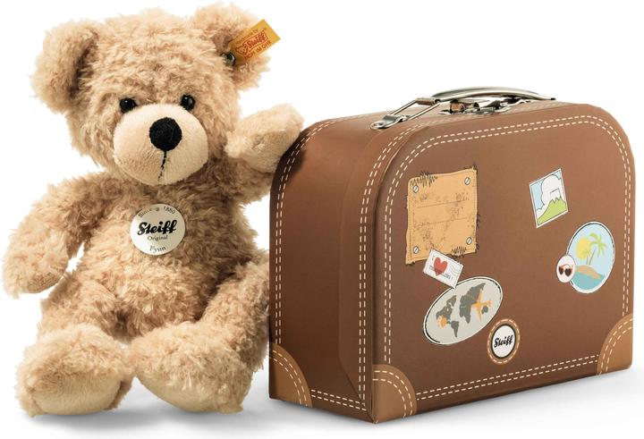 Steiff Fynn Teddybär im Koffer (28 cm)