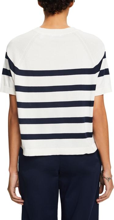 Image du produit Esprit Pull-over rayé à manches courtes (L)