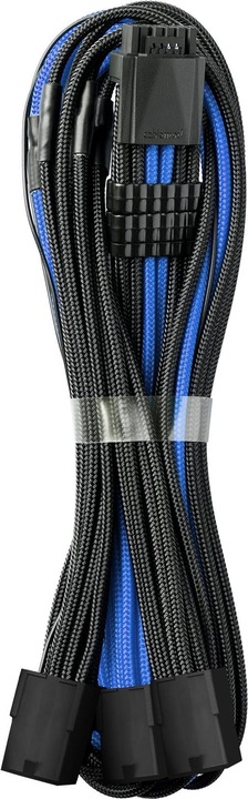 Actual product image CableMod Pro ModMesh 12VHPWR to 3x PCI-e cable - 45cm, black/blue (0.45 m)