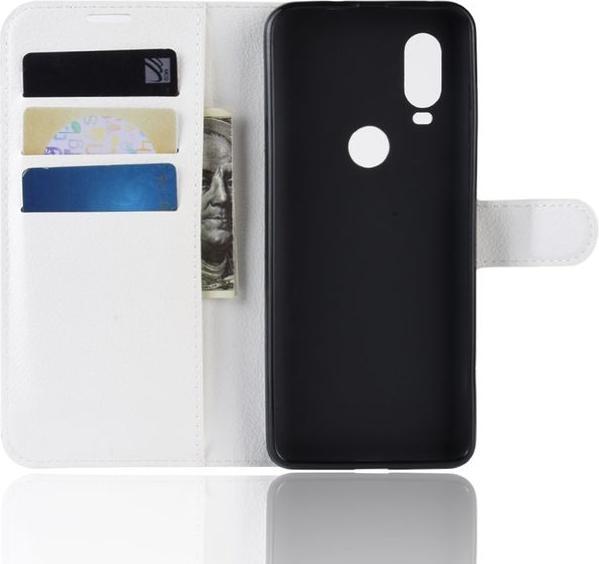 Produktbild MU Classic Litchi Leder Bookcover Series (Motorola One Vision)