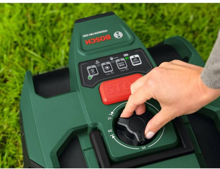 Produktbild Bosch Home & Garden VisiMow 18V-200 Akku-Set (100 m², Ohne Begrenzungskabel)