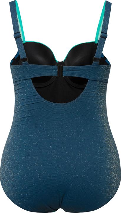 Produktbild Ulla Popken Badeanzug, Glitter, Softcups, Bügel (52)