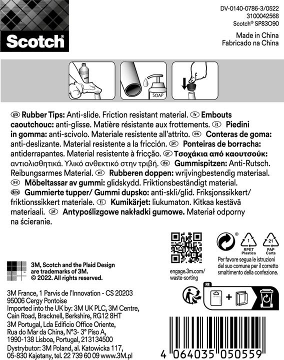 Image du produit Scotch Échelle de pieds de chaise (Planeurs enfichables, Chaussettes de chaises, 2 pièce(s))
