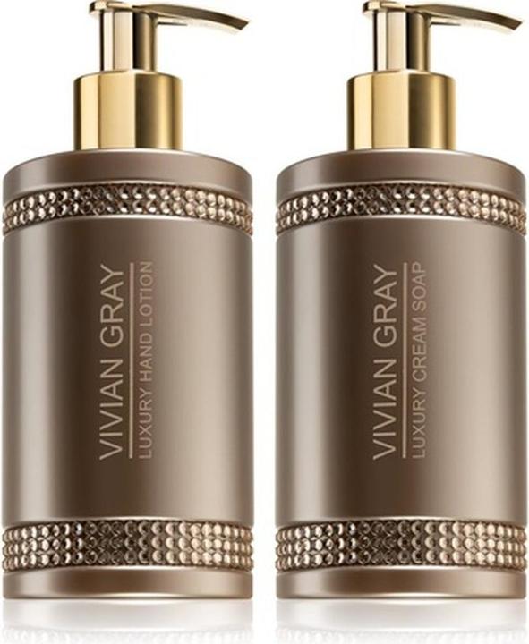 Vivian Gray Brown Crystals