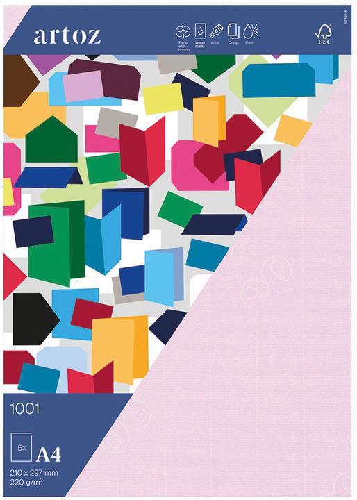 Image du produit Artoz 1001 Pkg 5 cartes A4 fleur de cerisier (A4, 220 g/m²)