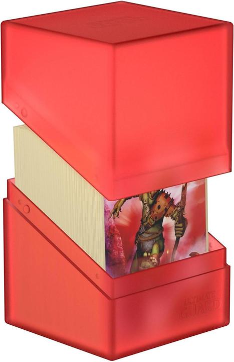 Produktbild Ultimate Guard UGD010693 - Boulder Kartenbox - 100+ Karten, Standardgrösse, rubin
