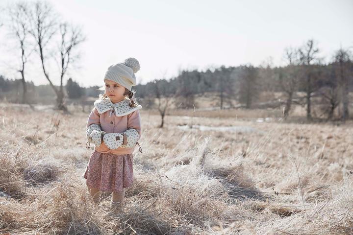 Actual product image Elodie Beret cap Pommel Cream