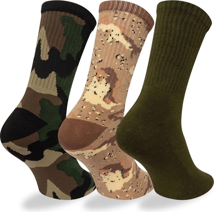 Immagine prodotto New Era Unisex Socken - CAMO CREW 3er Pack multi - 43-46 (43 - 46)