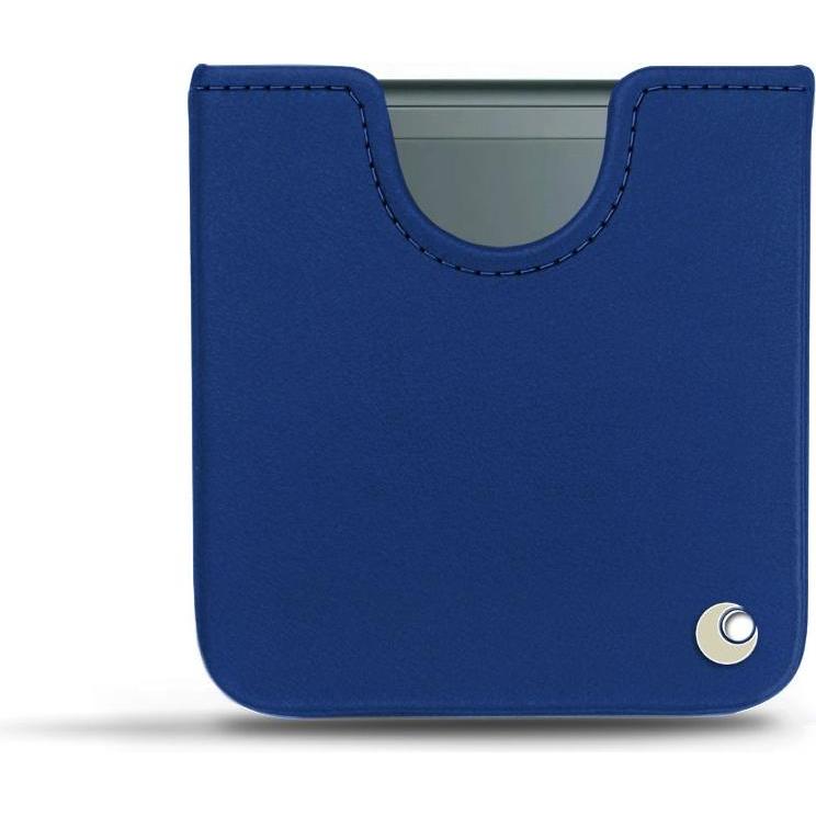 Noreve Lederschutzhülle Samsung Galaxy Z Flip3 (Samsung Galaxy Z Flip3), Smartphone Hülle, Blau