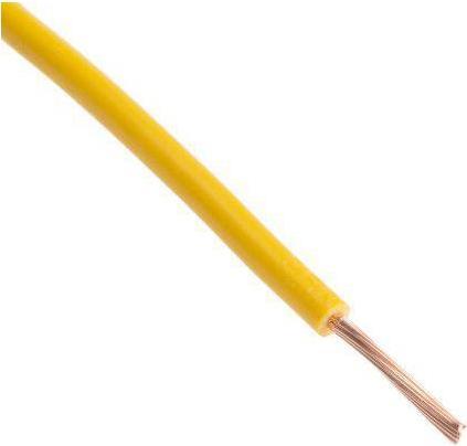 Produktbild RS PRO Aderleitung 1,0mm² gelb (100 m)