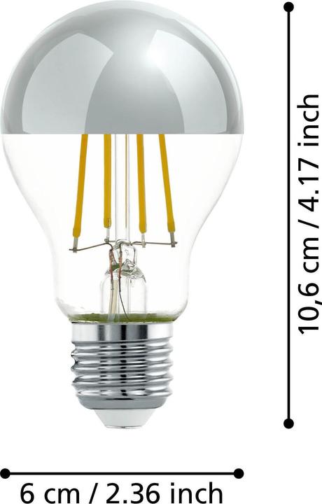 Image du produit EGLO Tête de miroir Source lumineuse (E27, 7.30 W, 806 lm, 1 x, E)